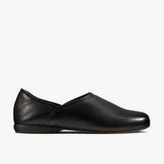 Harston Elite Slipper Black Leather