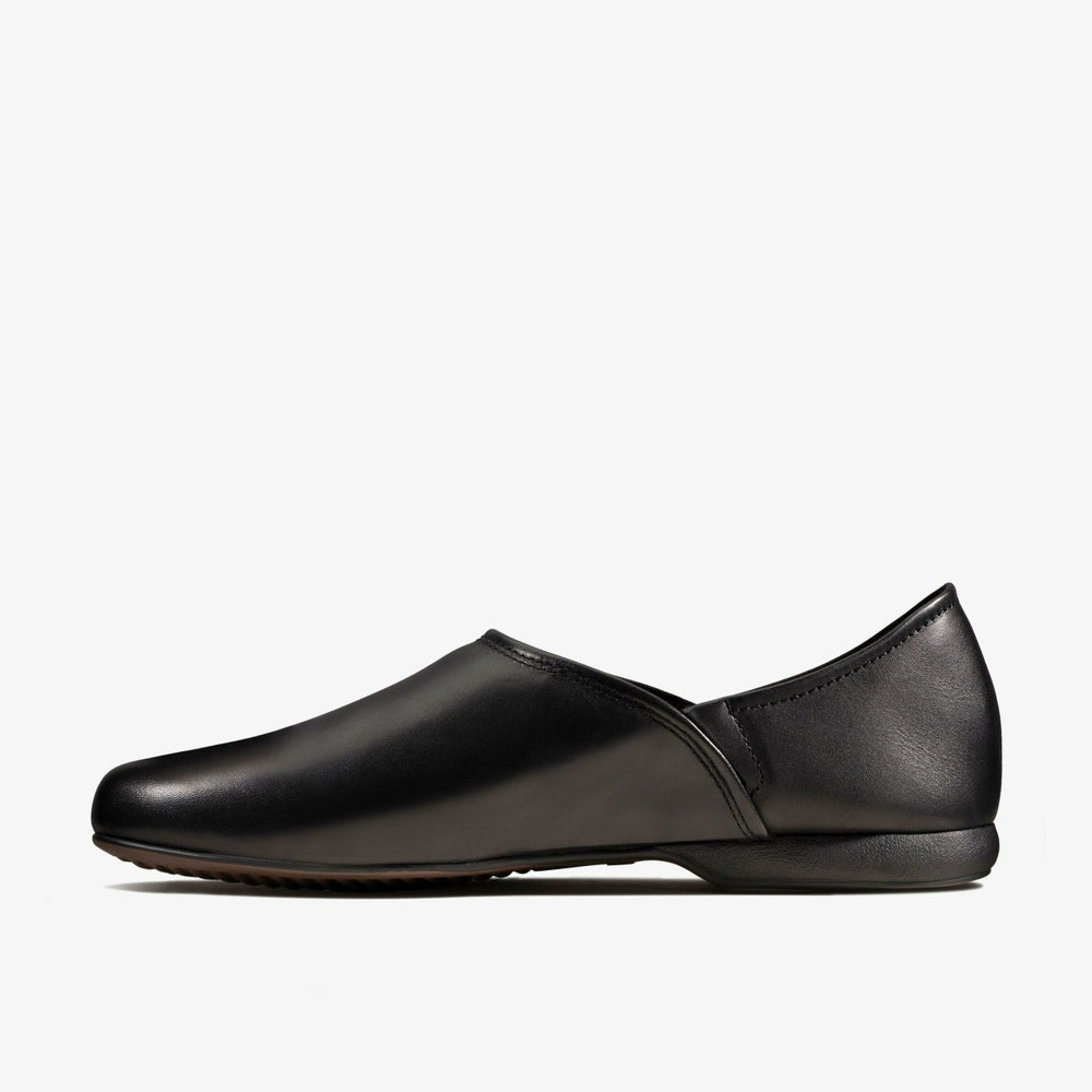 Harston Elite Slipper Black Leather