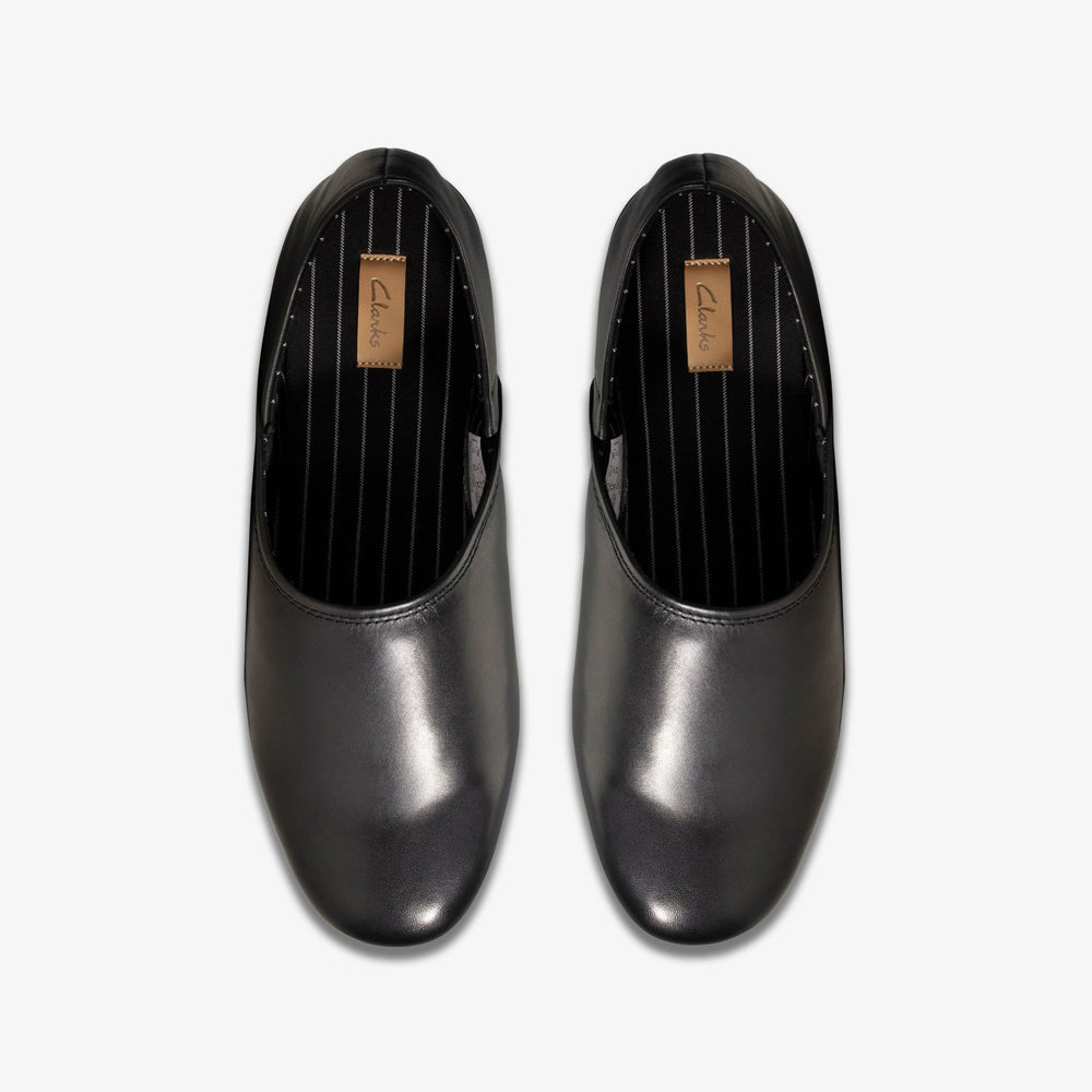 Harston Elite Slipper Black Leather