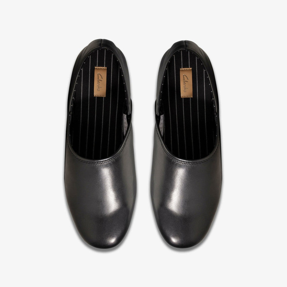 Harston Elite Slipper Black Leather