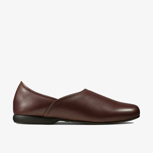 Harston Elite Slipper Burgundy Leather