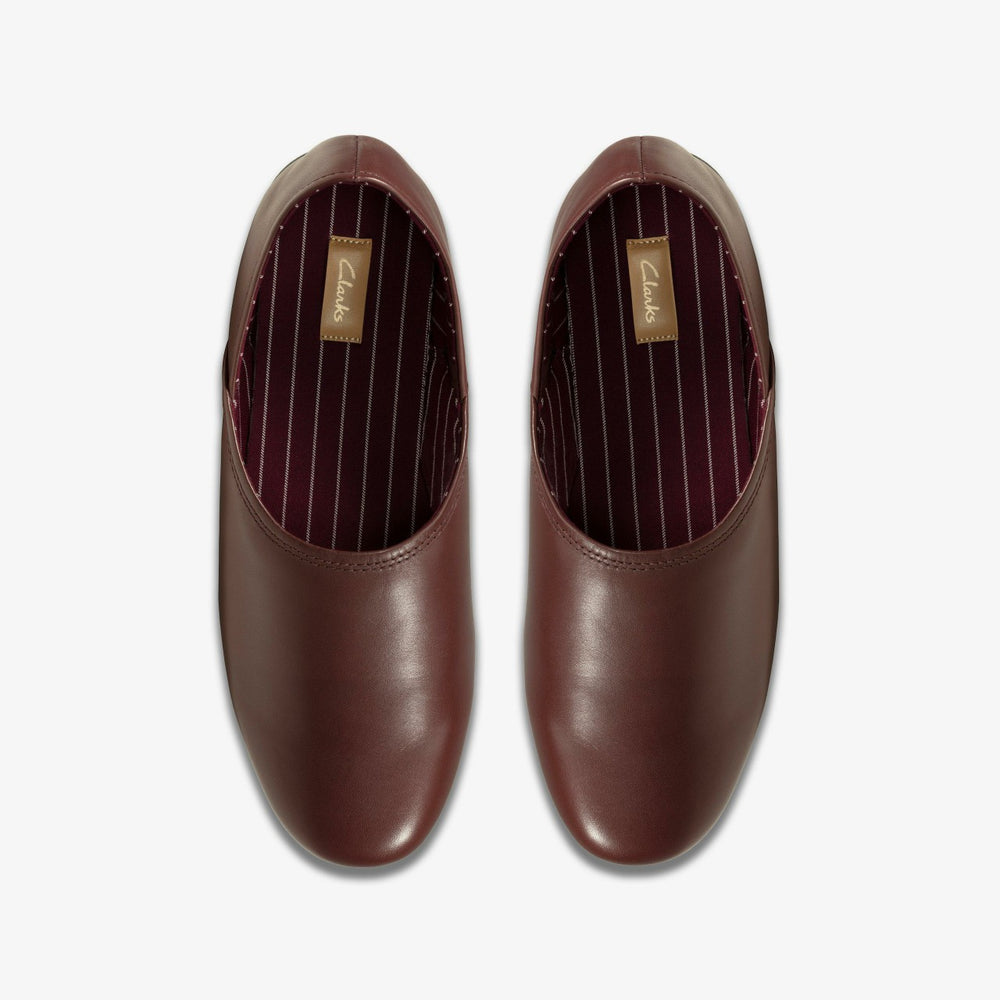 Harston Elite Slipper Burgundy Leather