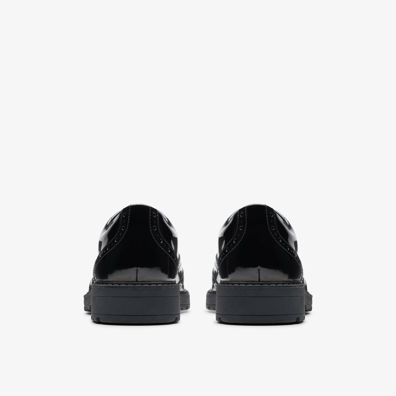 Loxham Brogue Youth Black Patent