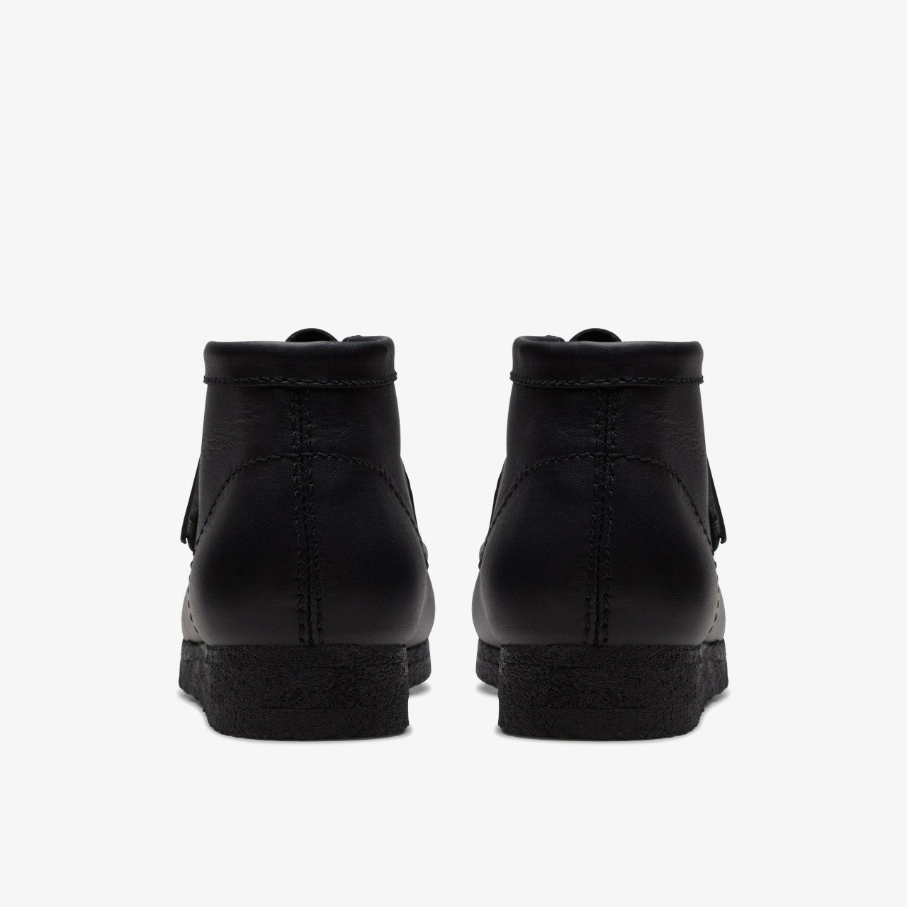 Wallabee Boot Black Leather