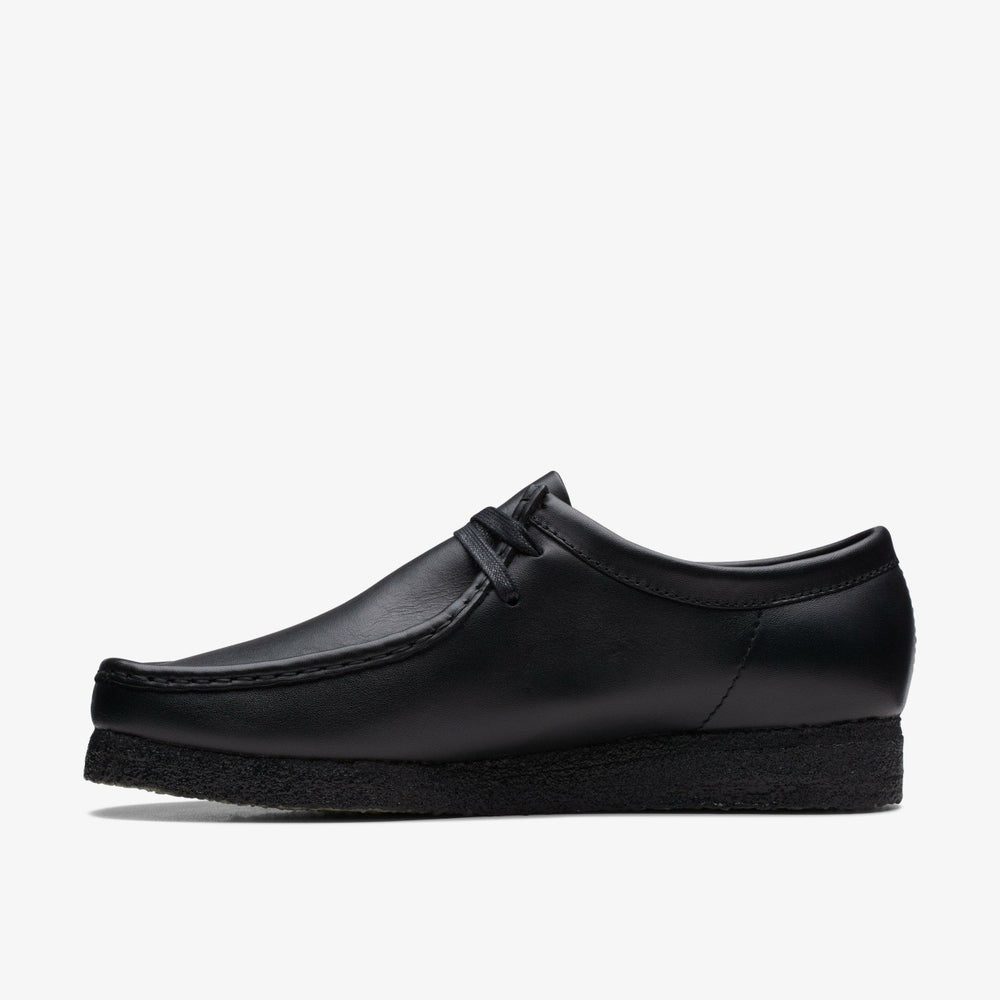 Wallabee Black Leather