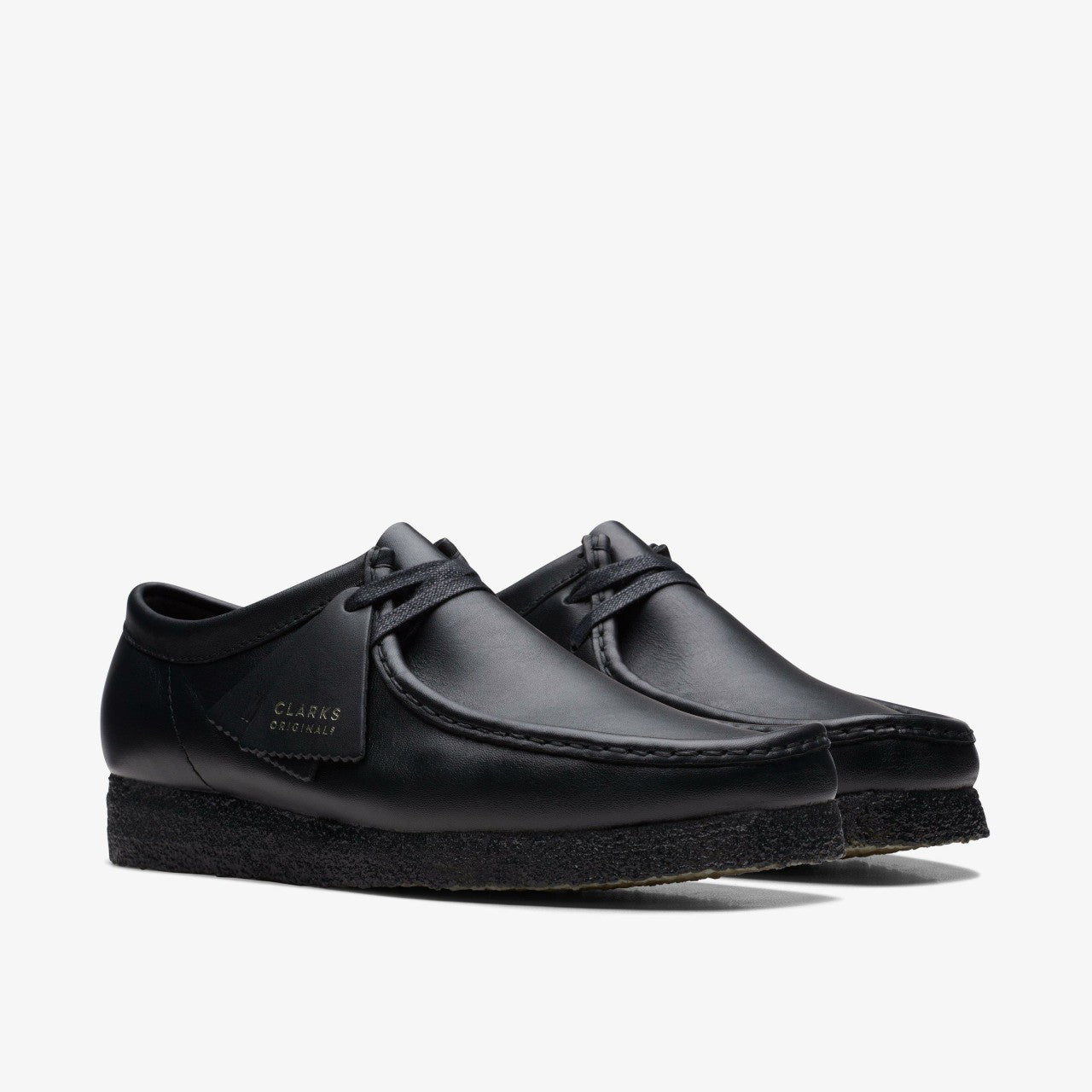 Wallabee Black Leather