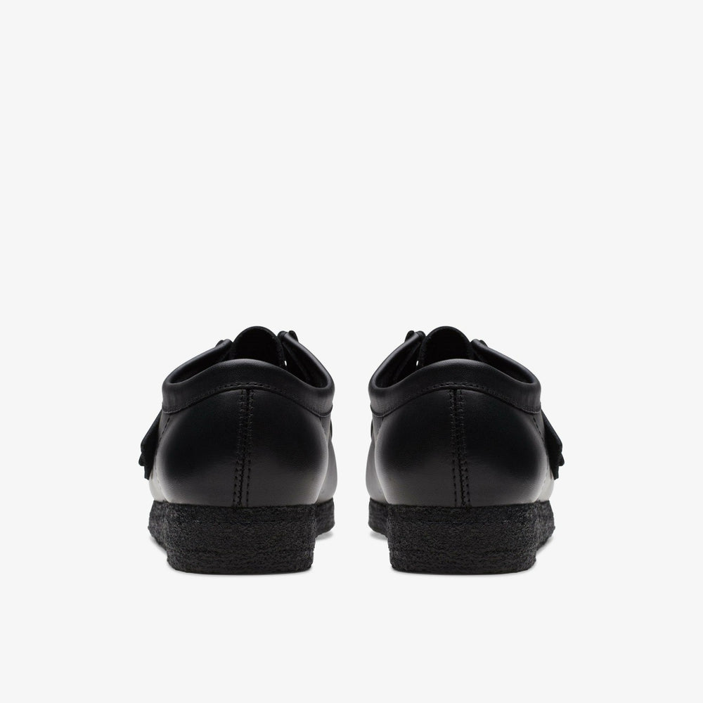Wallabee Black Leather