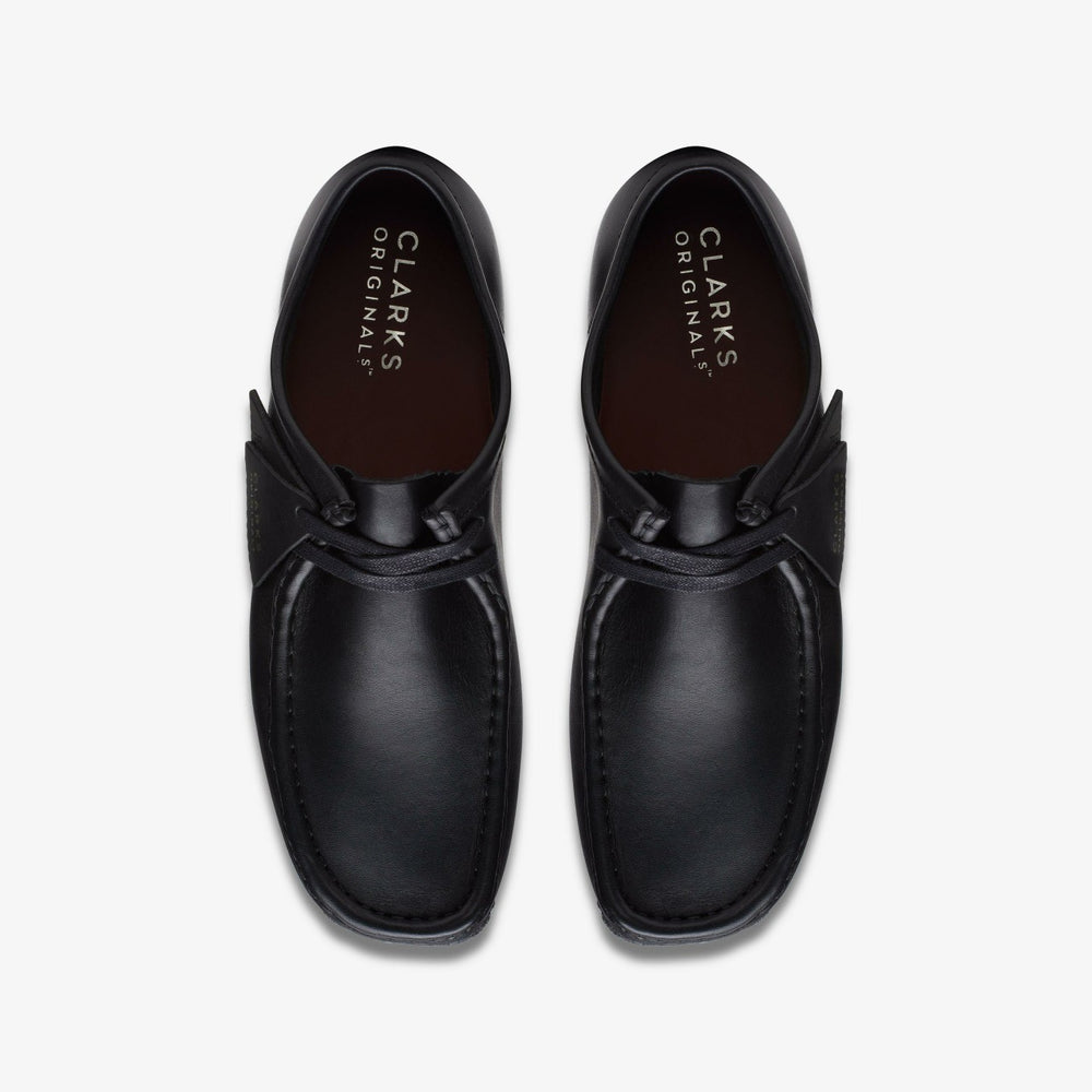 Wallabee Black Leather