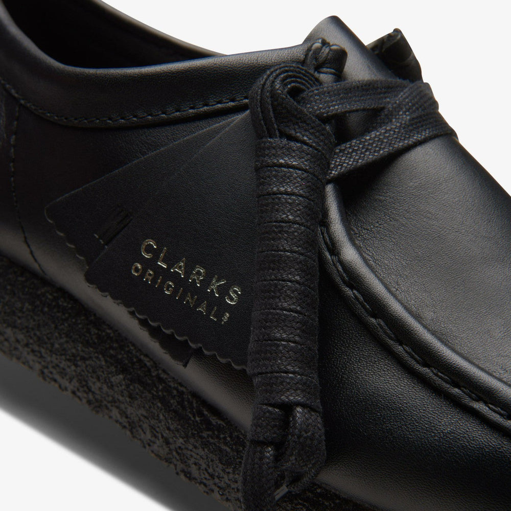 Wallabee Black Leather