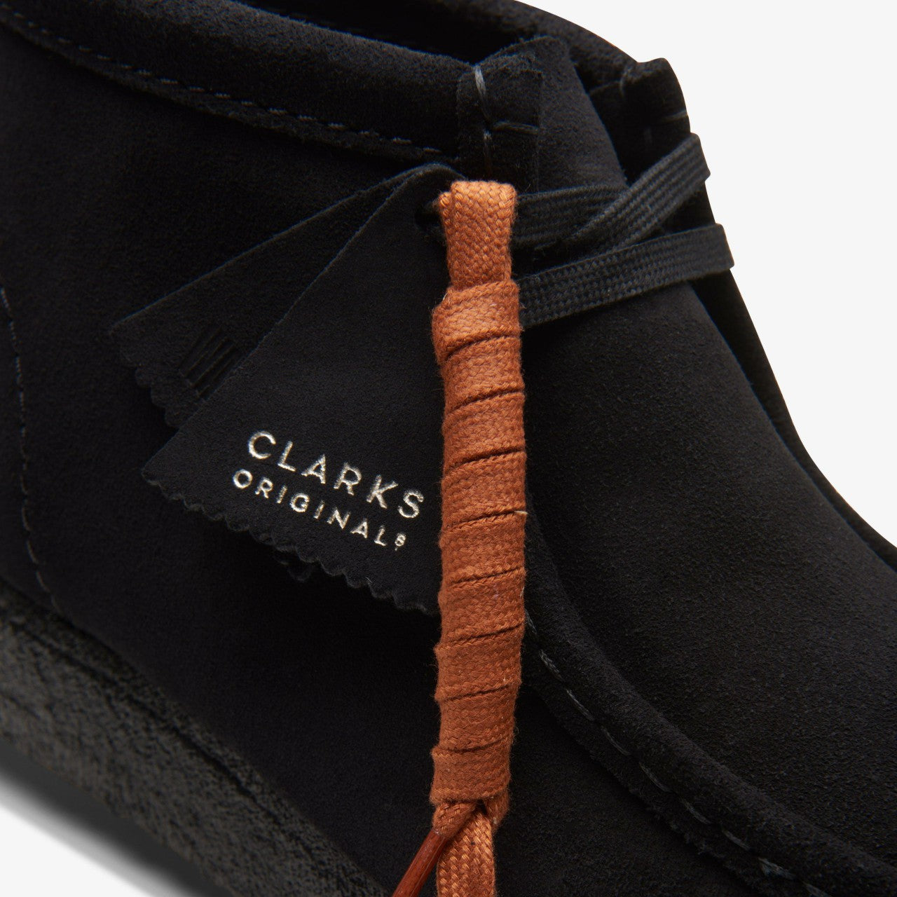 Wallabee Boot Black Suede