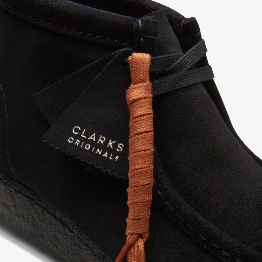 Wallabee Boot Black Suede