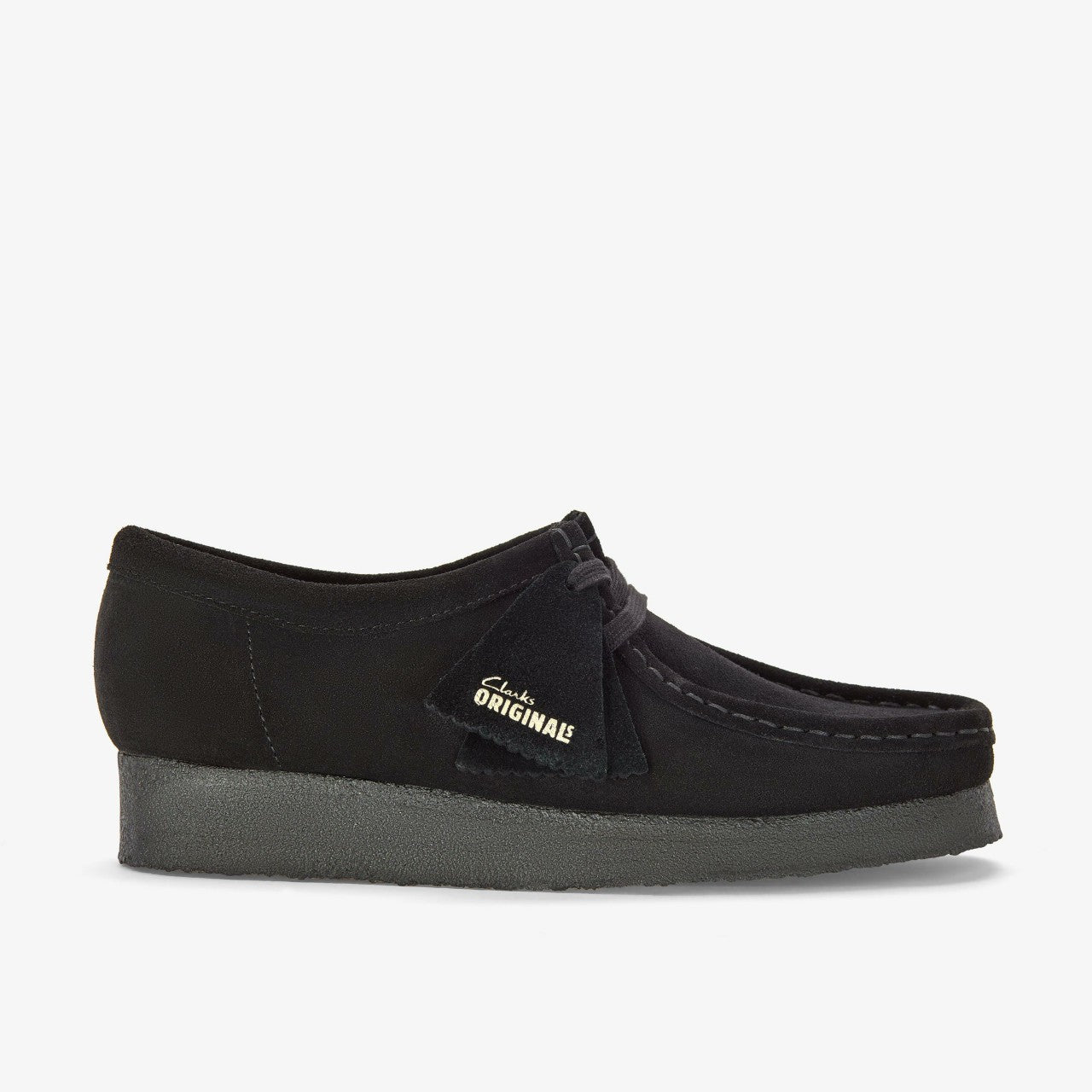 Wallabee Black Suede