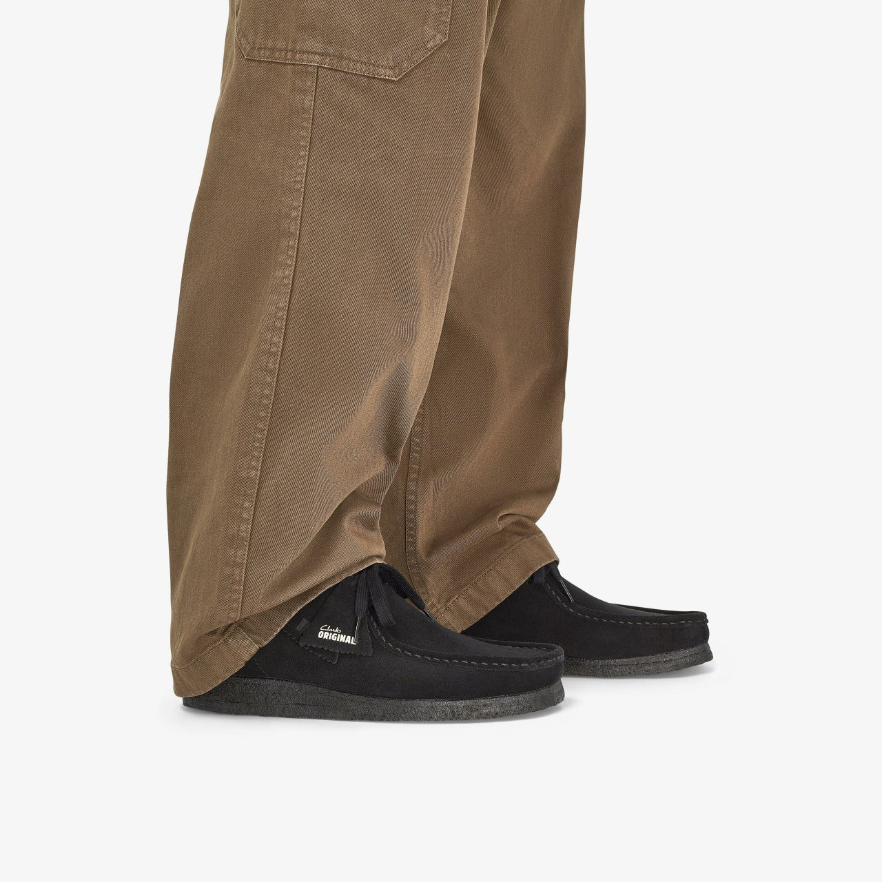 Wallabee Black Suede