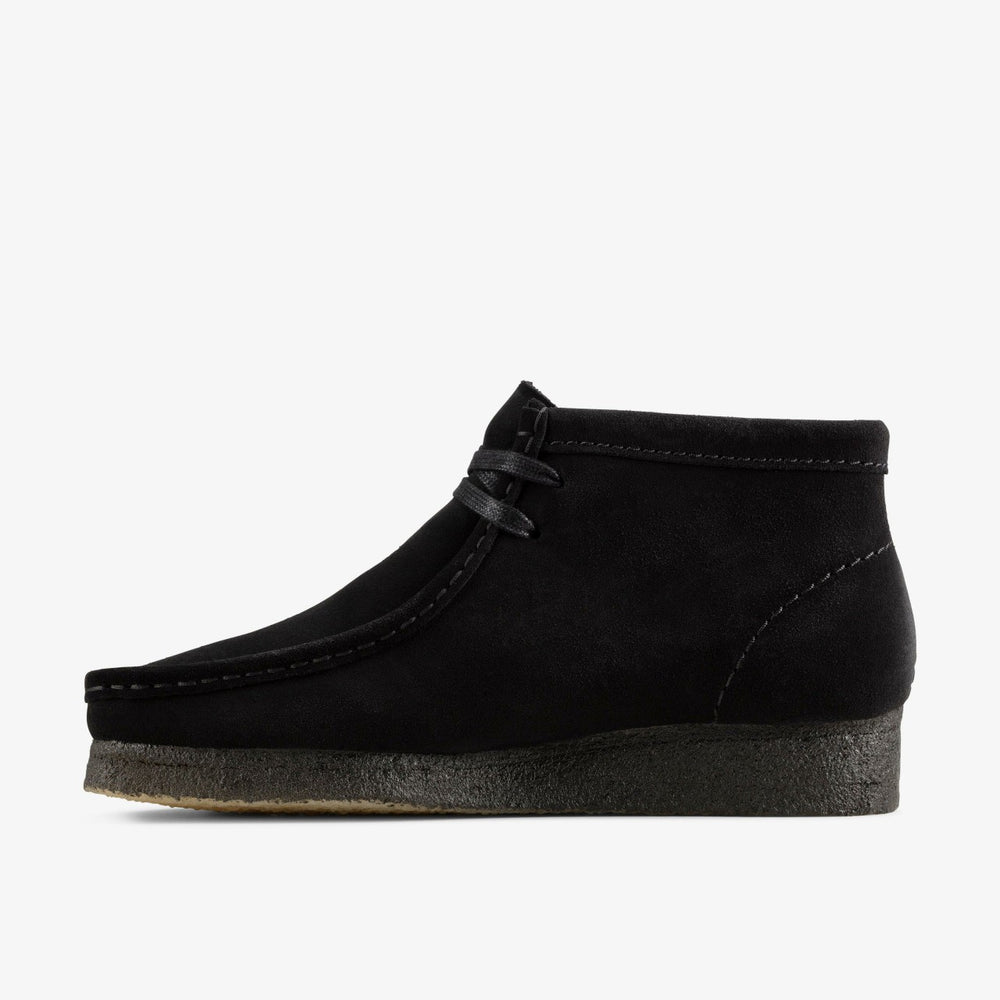 Wallabee Boot Black Suede