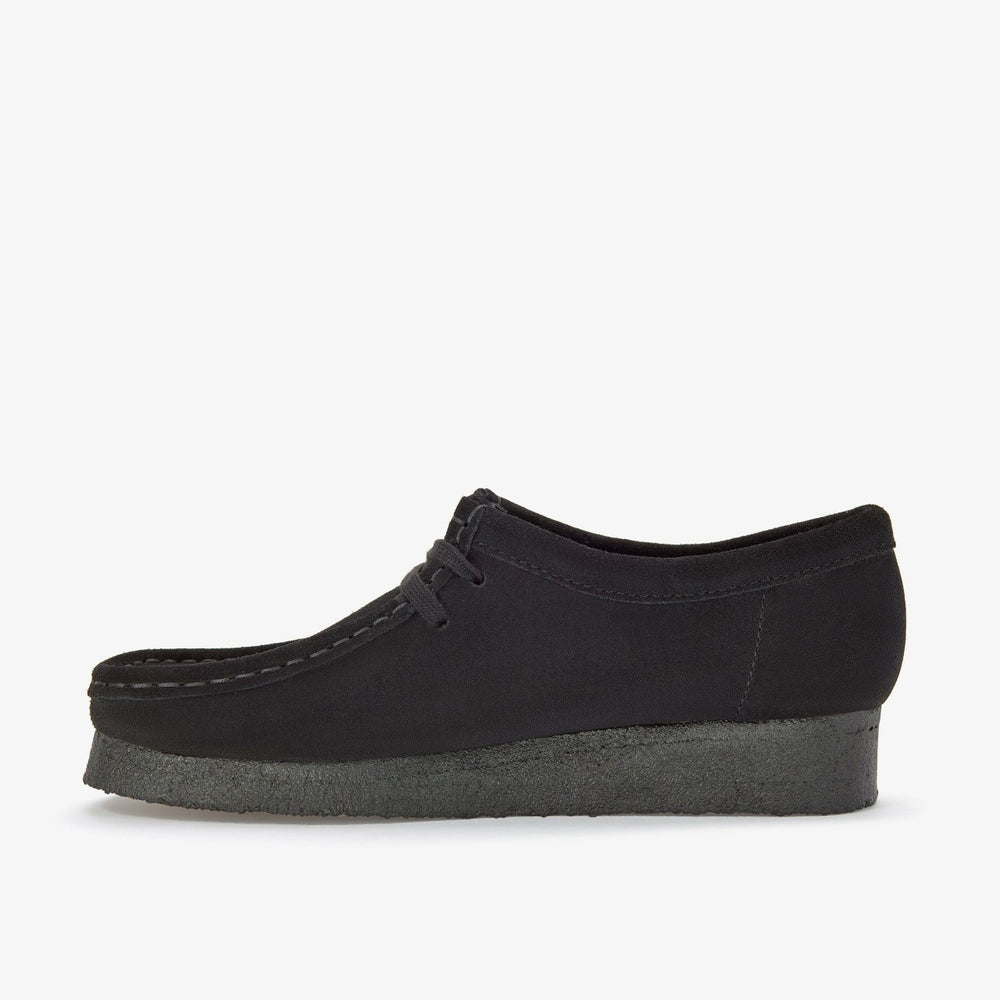 Wallabee Black Suede