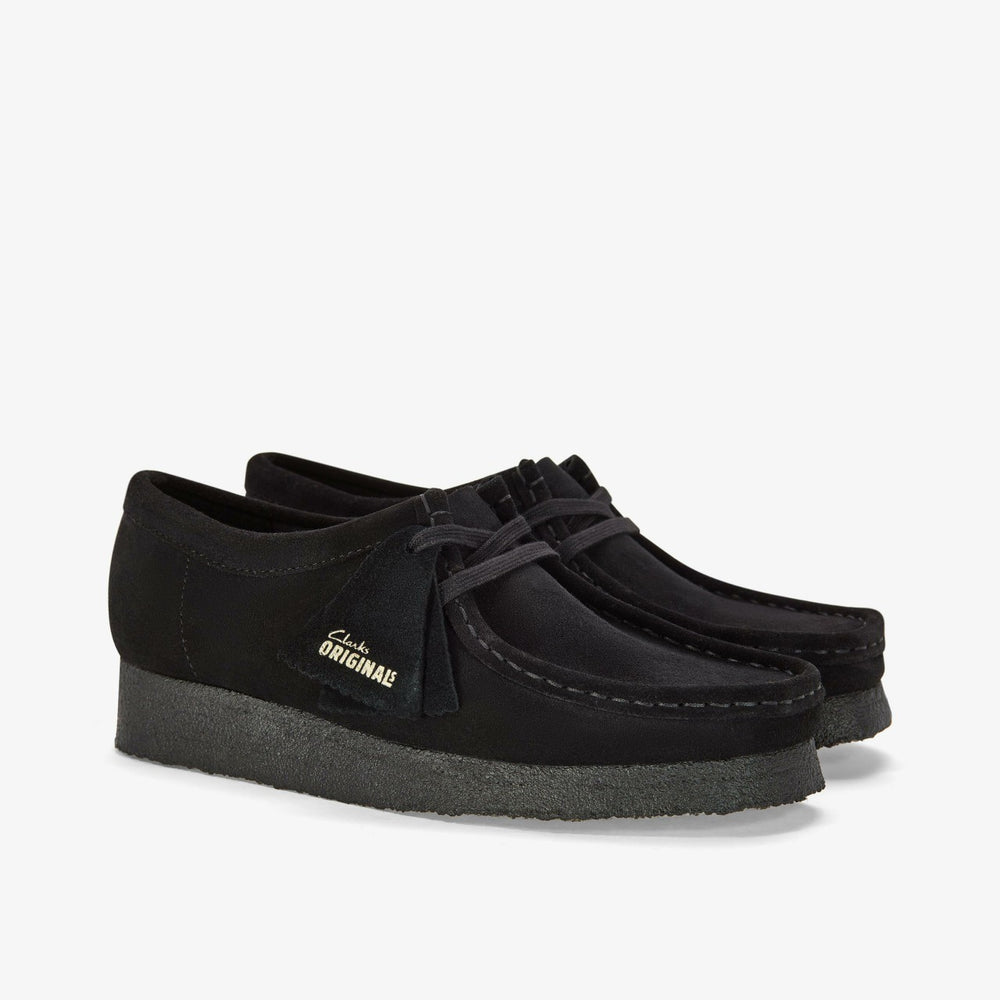 Wallabee Black Suede