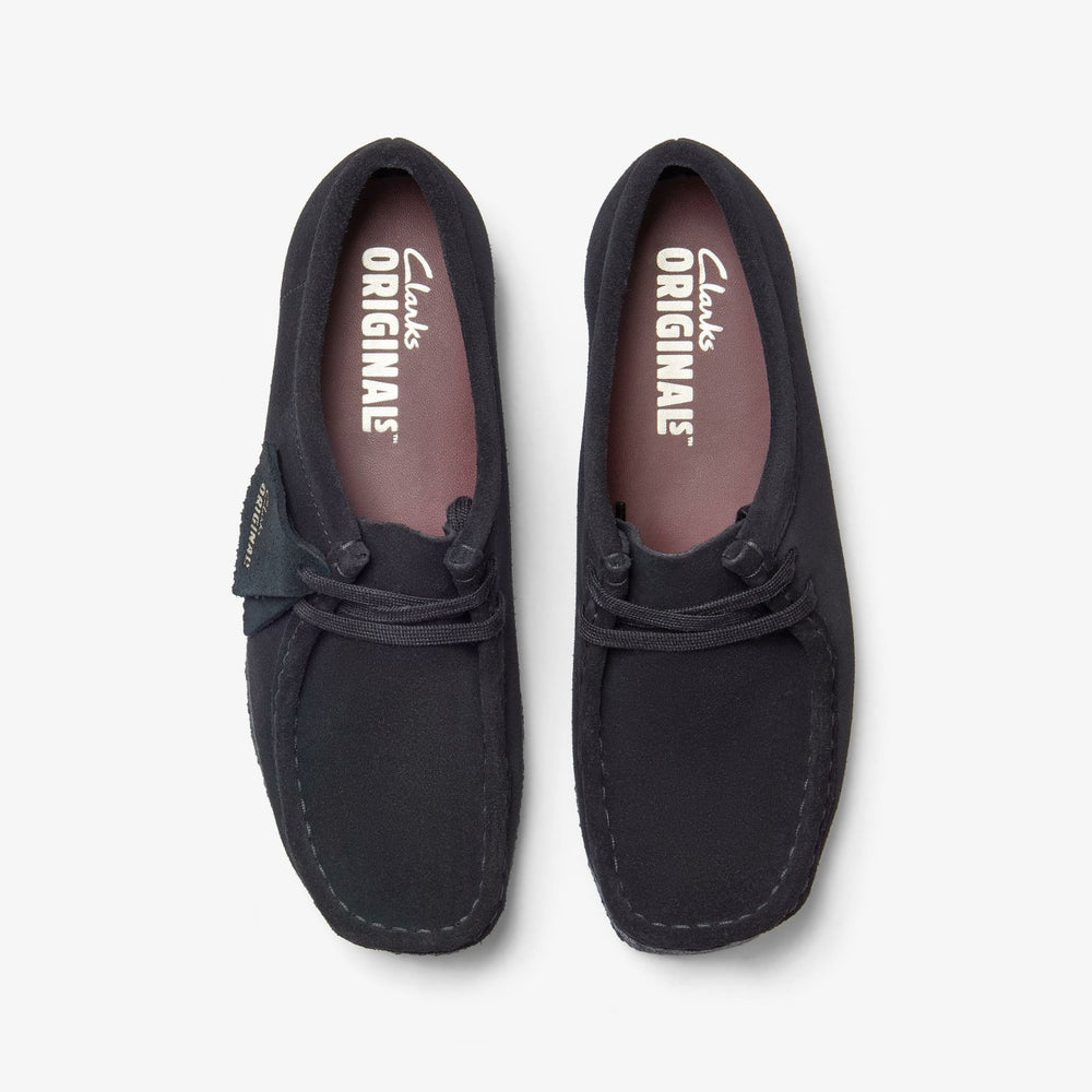 Wallabee Black Suede