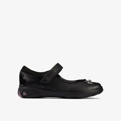 Sea Shimmer Toddler Black Leather