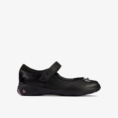 Sea Shimmer Toddler Black Leather