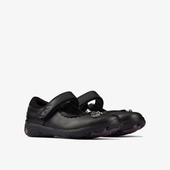 Sea Shimmer Toddler Black Leather