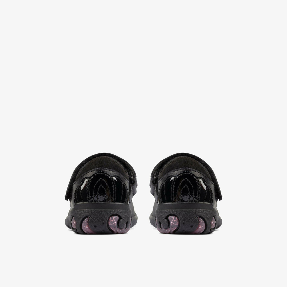 Sea Shimmer Toddler Black Leather