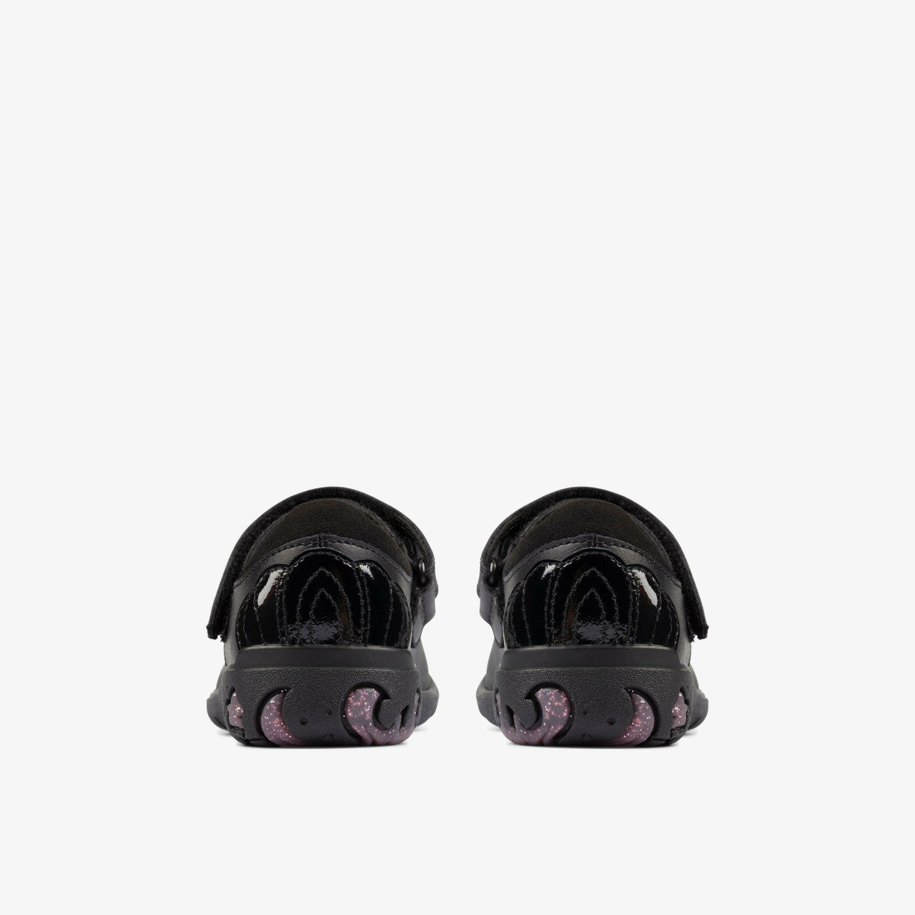 Sea Shimmer Toddler Black Leather