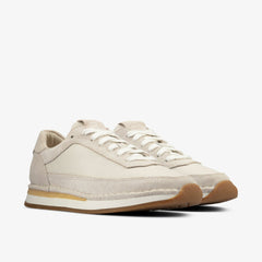 Craft Run Lace White Suede