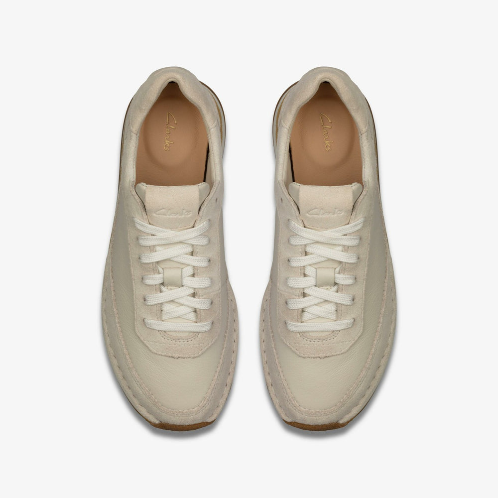 Craft Run Lace White Suede