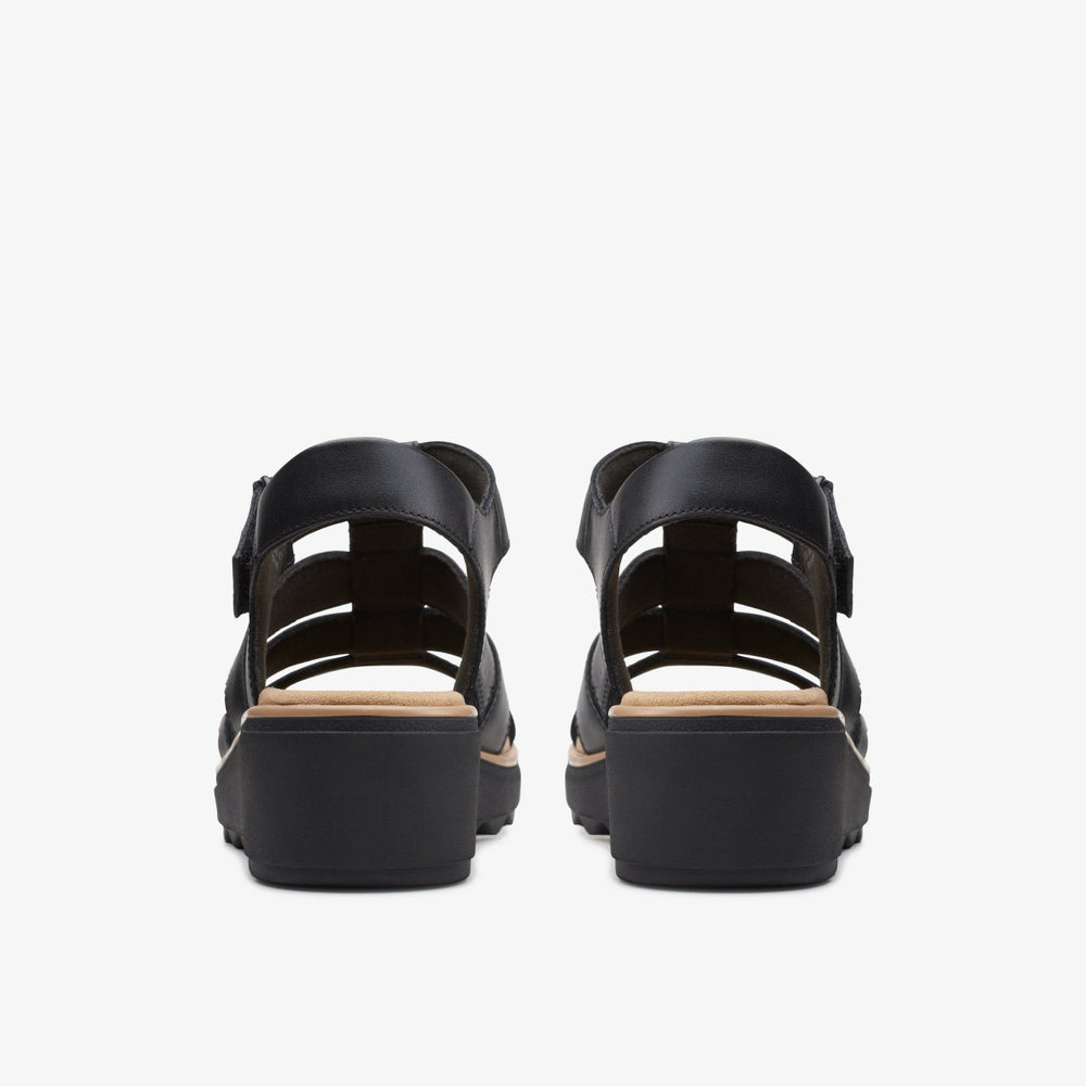 Jillian Quartz Black Leather