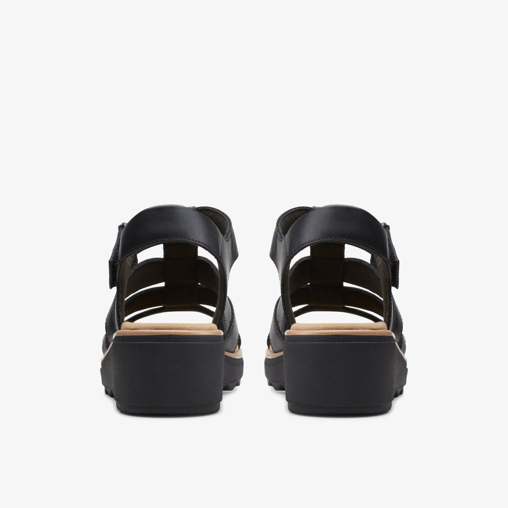 Jillian Quartz Black Leather