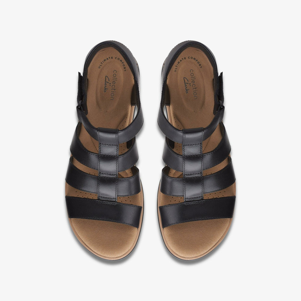 Jillian Quartz Black Leather