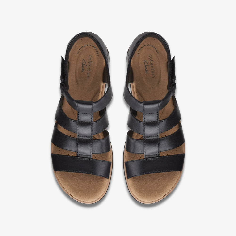Jillian Quartz Black Leather