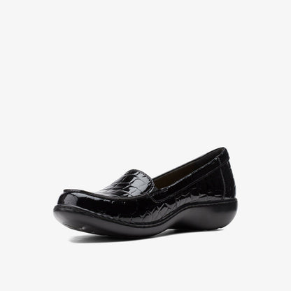 Ashland Jam Black Patent/Crocodile
