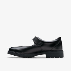 Loxham Walk Youth Black Leather