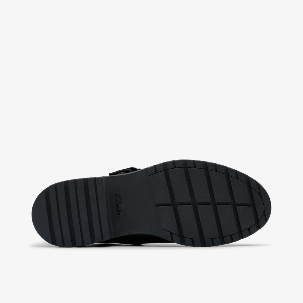 Loxham Walk Youth Black Leather