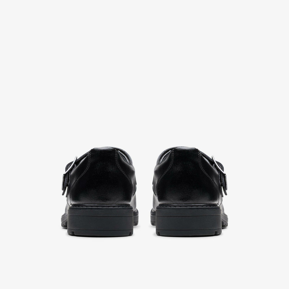 Loxham Walk Youth Black Leather