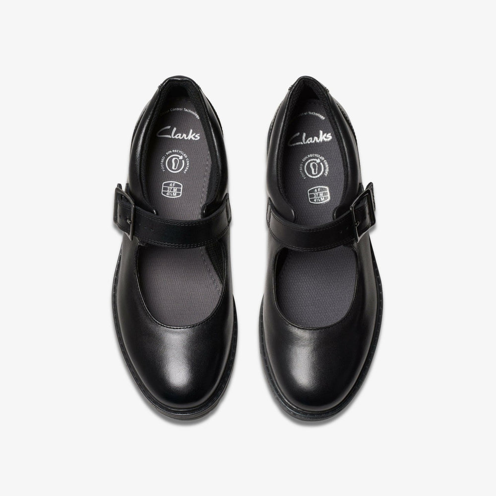 Loxham Walk Youth Black Leather