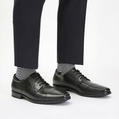 Howard Cap Black Leather