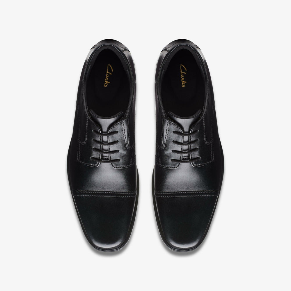 Howard Cap Black Leather