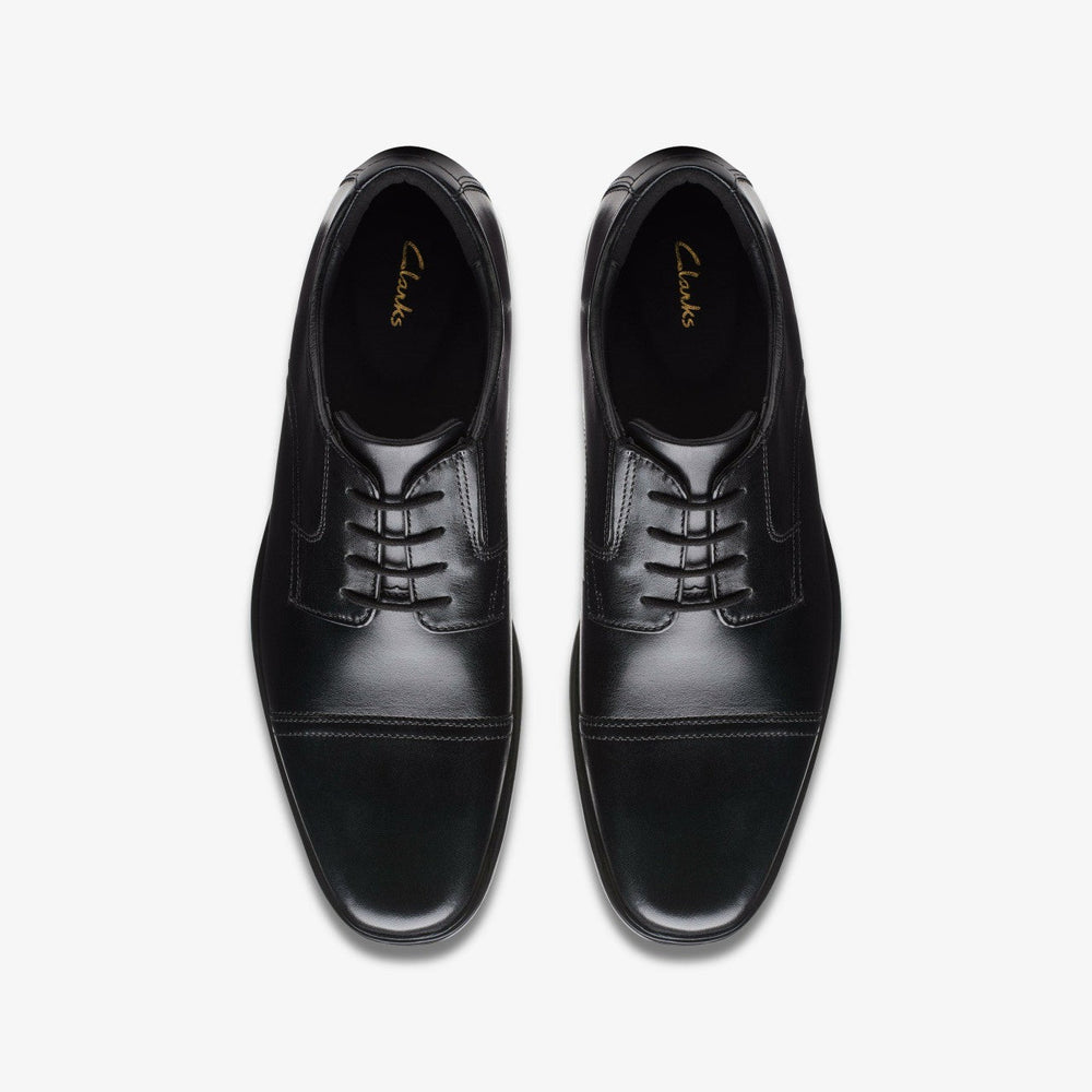 Howard Cap Black Leather