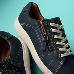 Nalle Lace Navy Nubuck