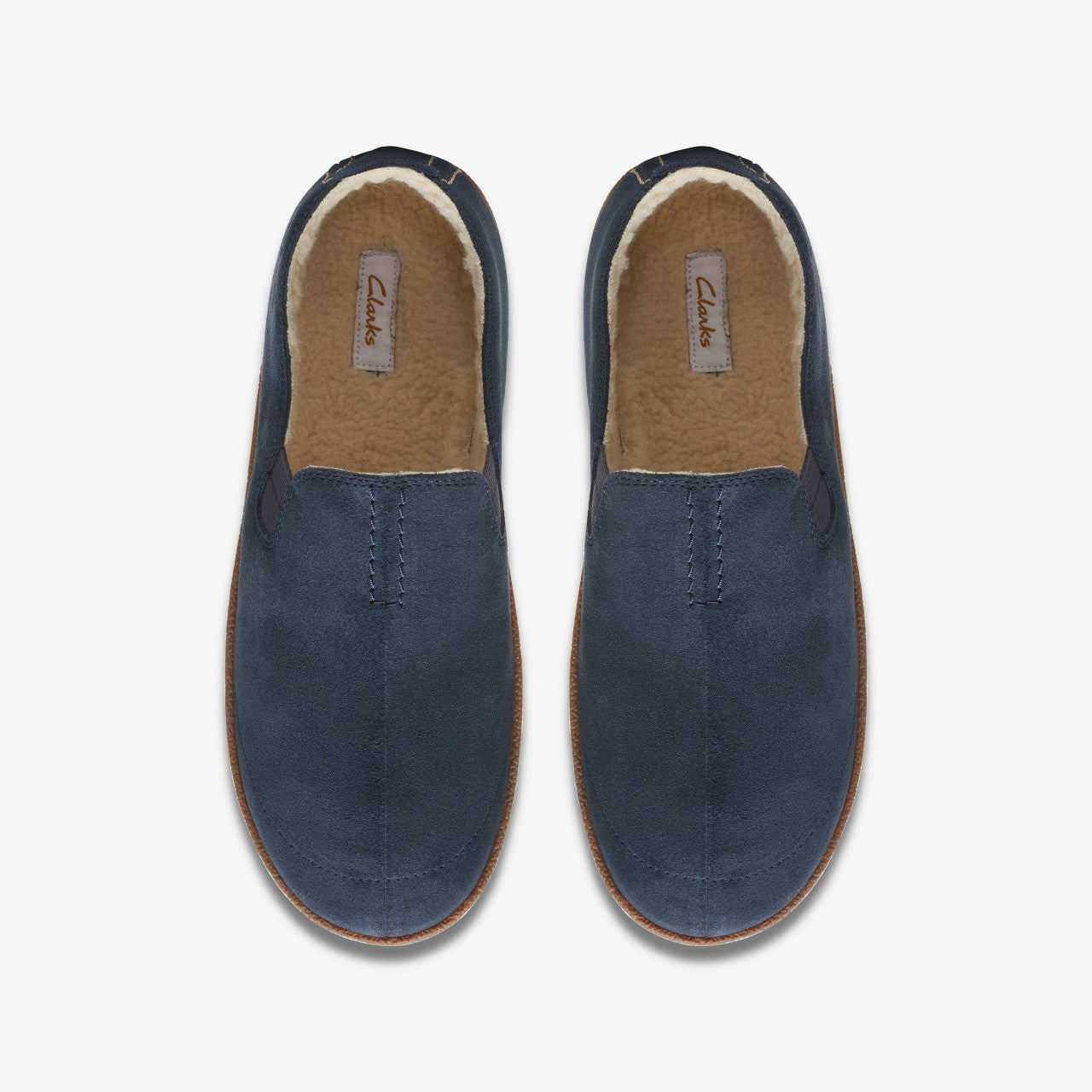 Home Mocc Slipper Navy Suede