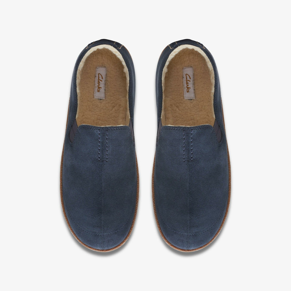 Home Mocc Slipper Navy Suede