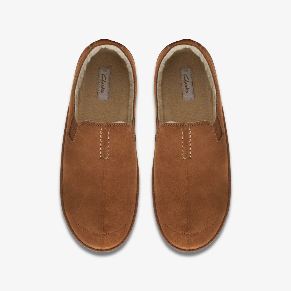 Home Mocc Slipper Tan Suede