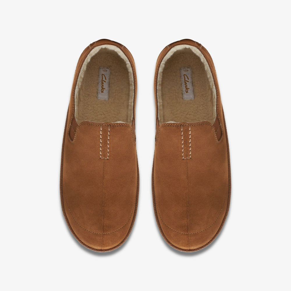 Home Mocc Slipper Tan Suede