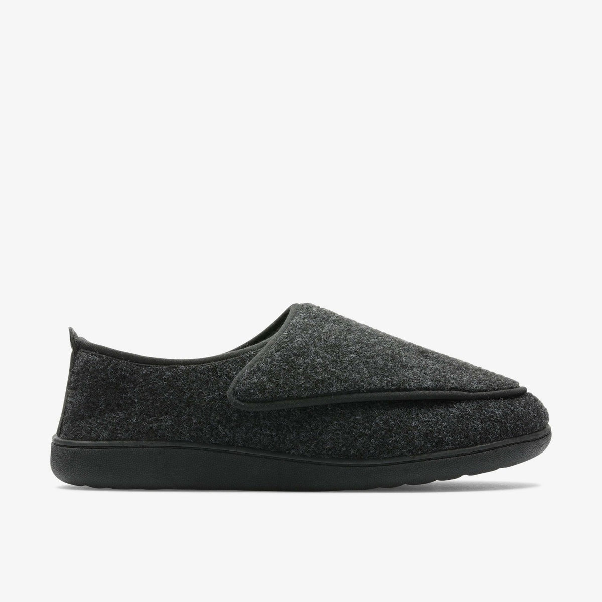 King Riptape Slipper Dark Grey Felt