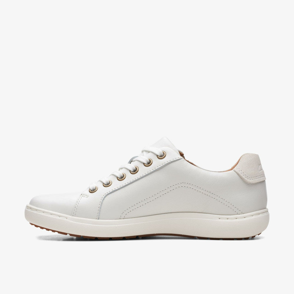 Nalle Lace White Leather