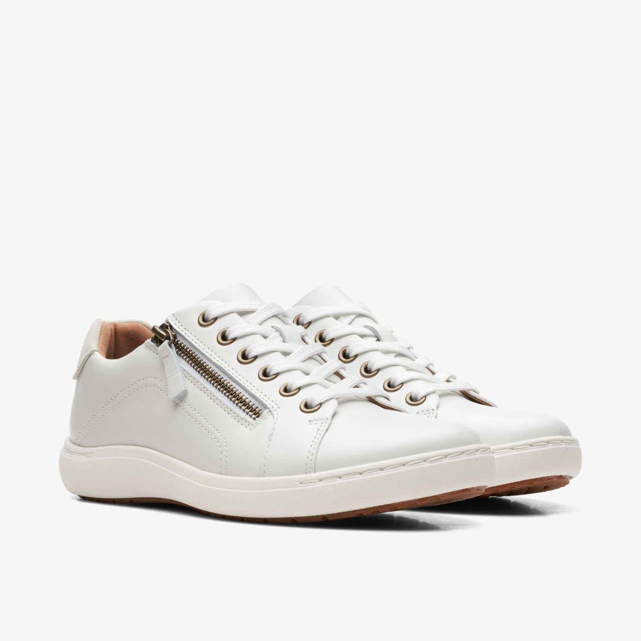 Nalle Lace White Leather