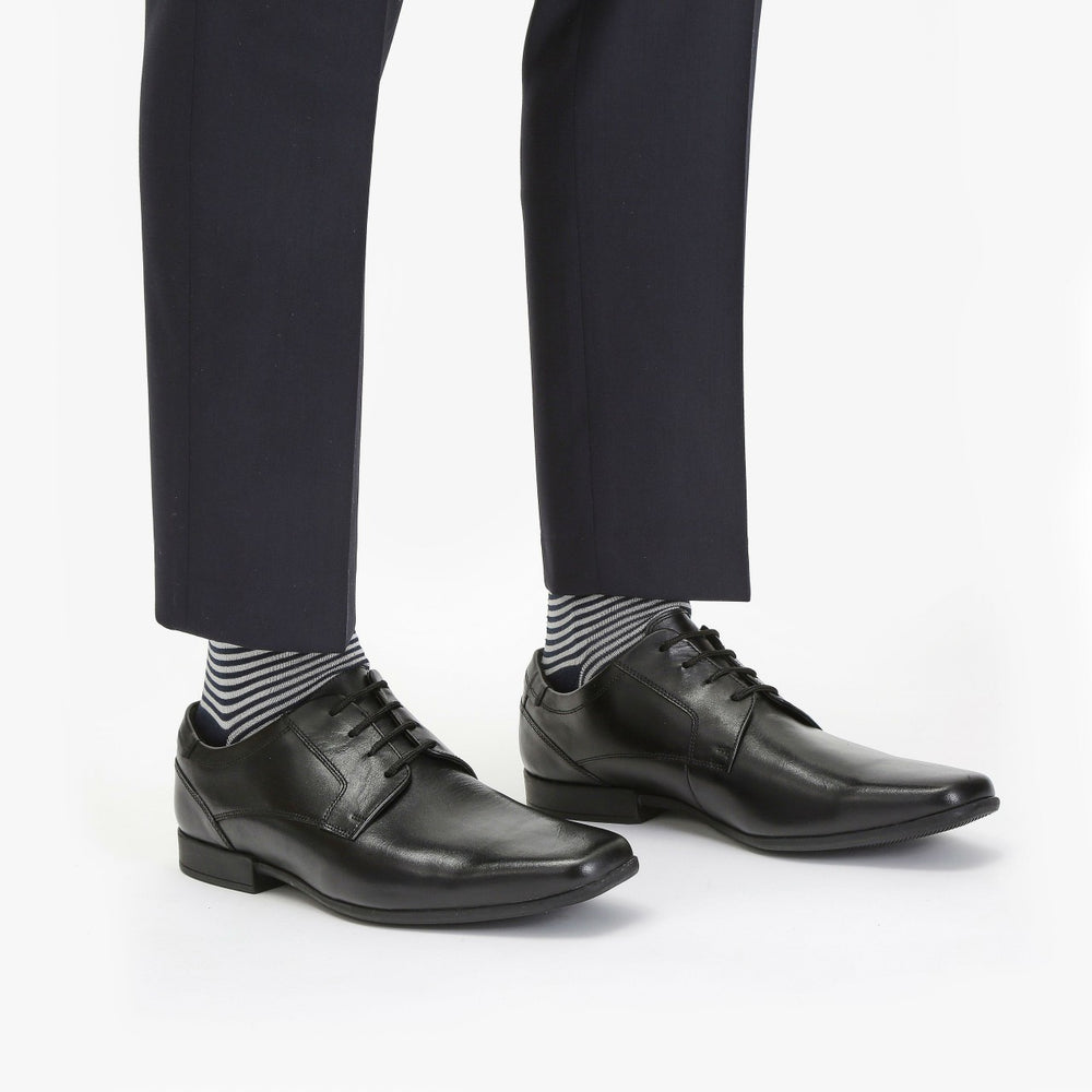 Sidton Lace Black Leather