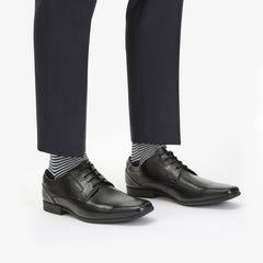 Sidton Lace Black Leather